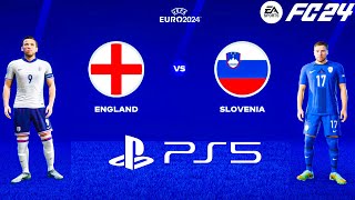 FC 24 - England vs. Slovenia - EURO 2024 Group Stage Matchday 3 Match | PS5™ [4K60]