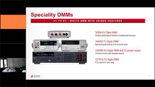 Webinar Keysight - Multimetri e LCR meter