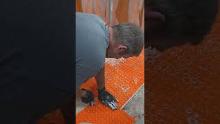 Schluter Corner Shower BUILD #diy #tile #shorts