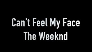 The Weeknd-Can't Feel My Face (Lyrics)