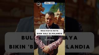 Keren! Replika Bali Ada di Polandia‼️ #reaksibule #buleriview #shorts #viralvideo