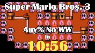 SMB3 Any% No WW Speedrun in 10:56