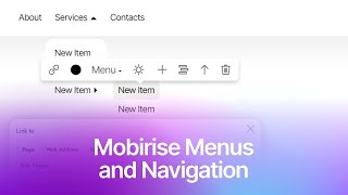 Mobirise Menus and Navigation