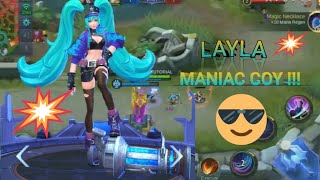 jos gandos LAYLA MENIAC COYY #mobilelegends #layla