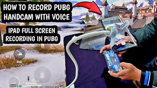 HOW TO RECORD PUBG HANDCAM? | IPAD SCREEN RECORDING BLACK BAARS FIX | NOW RECORD PUBG IN 16/9 RATIO