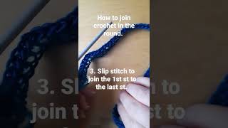 How to join your crochet in the round. Beginner hack. Avoid twisted chains.