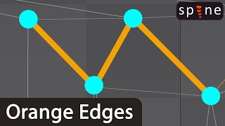 Why to use orange lines(manual edges) for meshes in Spine