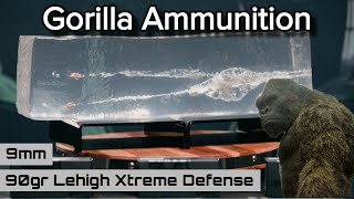 Gorilla Ammunition 9mm 90gr Lehigh Xtreme Defense