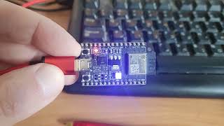 Bare metal esp32c3 running rust (in Hebrew)