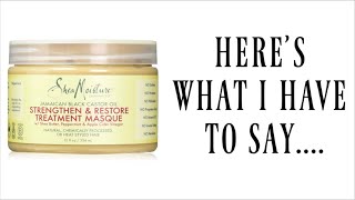 Shea Moisture Jamaican Castor Oil STRENGTHEN, GROW & RESTORE Masque Review