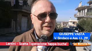 Lentini - Scatta l'operazione 'tappa buche'. Viabilità più sicura in citta'