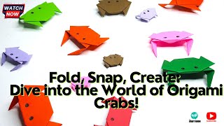 Origami Crab Crafting Adventure | Step-by-Step Tutorial