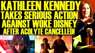 KATHLEEN KENNEDY STRIKES BACK AT WOKE DISNEY AFTER THE ACOLYTE GETS CANCELLED! A LUCASFILM DISASTER