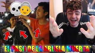 💀EL PASO DE LA ABUELA MUERTA💀 FUSOK vs OYE LOKO *MORIRÁS DE RISA*