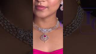 Diamond changeble necklace order on 7075944278#jewllery #diamond #changble#latest #trending