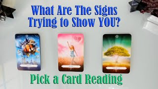 ❓🤔🔮 WHAT ARE THE SIGNS AND SYNCHRONICITIES TELLING YOU NOW? 🎯🚀 PICK A CARD