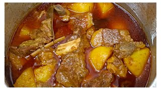 Aloo Gosht Recipe In Cookar l Bade ka Aloo Gosht