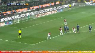 Inter vs Milan (14 novemb. `10) - Zlatan Ibrahimovic Goal  (4 min. ::: 0 - 1)