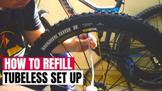 2 Ways on How to Fill or Refill Tubeless Sealant on your Tubeless Set Up