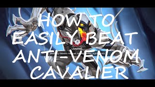 How to EASILY beat CAVALIER Anti Venom | CAVALIER EQ | MCOC | MARVEL CONTEST OF CHAMPIONS |