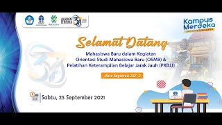 Orientasi Studi Mahasiswa Baru (OSMB) UPBJJ Kupang 2021.2