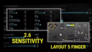 New Best Sensitivity setting for Pubg Mobile in 2023 | Sensitivity and control code update 2,6