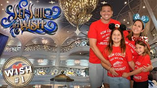 Boarding the Disney Wish | Worlds of Marvel | Part 1 | Disney Wish | Disney Cruise Line