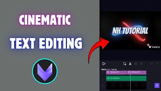 Trending Cinematic text video editing🔥||simple cinematic text editing in vivacut app||Text editing🔥