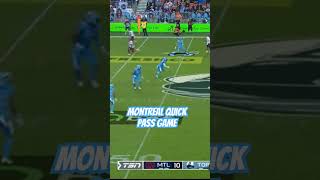 Montreal Alouettes quick passing game #CFL #football