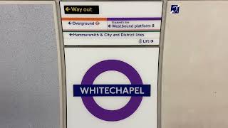 Whitechapel Elizabeth line Roundel