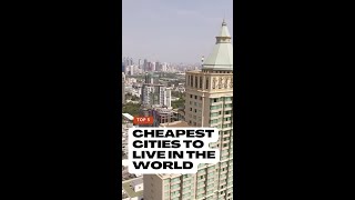 The 5 cheapest Cities to live in the World | Perfect for Digital-Nomads #shorts