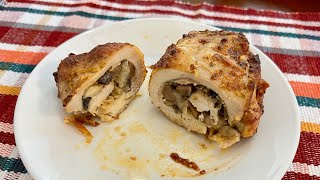 Chicken with Mushrooms Roll recipe