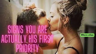 SIGNS YOU ARE ACTUALLY HIS FIRST PRIORITY😚💞👉🏼 Love Quotes | Couple Goals❤️ Relationship Quotes💞