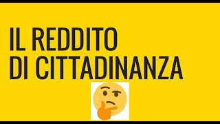 Cattiverie (sul reddito di cittadinanza)