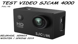 SJCAM 4000 Test Video, winter&spring 2019. BELGRADE,SERBIA [FULL HD]