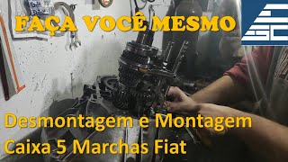 Desmontagem e Montagem Completa Caixa 5 Marchas Fiat - Algumas Dicas de Ouro