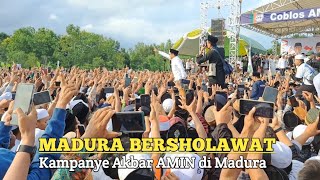 Madura Jadi Lautan Manusia | Gus Muhaimin Disambut Dengan Pembacaan Sholawat ~ Kampanye Akbar AMIN