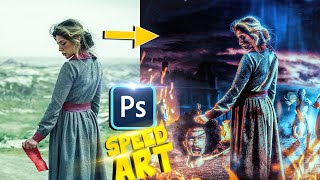 HOW TO EDIT - ZOMBIE KILLER IN PHOTOSHOP. #krampahwilson #shortsyoutube  #borisfx #MRHIRES