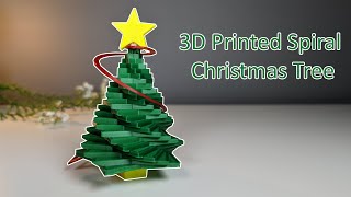 3D Printed Spiral Christmas Tree | 3D Minute