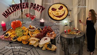 Je prépare ma soirée d’Halloween avec vous 🎃🍂 | plateau apéritif, cocktails, dessert, décoration