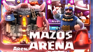 3 MEJORES MAZOS PARA ARENA 4 EN CLASH ROYALE