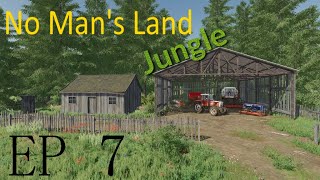 PLANTING AN APPLE ORCHARD No Man's Land Jungle Survival Challenge FS22 EP7