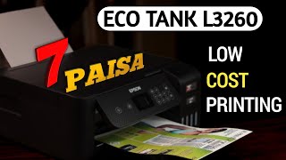 Epson EcoTank L3260 Printer Unboxing Setup and Review | Low Cost Color Printer