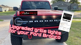 MABETT LED Grille lights for Ford bronco