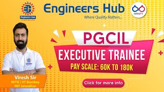 PGCIL || Executive Trainee || Pay Scale: 60k to 180k