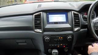 How to Delete a mobile from the Bluetooth System in a 2018 Ford Ranger