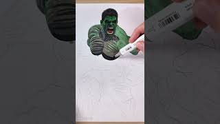 Rate this art 10/? | Hulk drawing #drawing #art #artist #trending #shorts #youtubeshorts