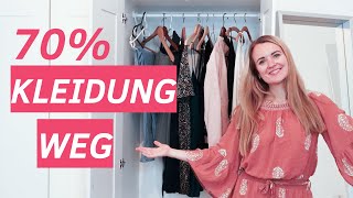 Minimalismus | Kleiderschrank extrem ausgemistet! | 23 Teile Capsule Wardrobe | Declutter with me