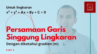 Persamaan Garis Singgung Lingkaran dengan Gradien #3