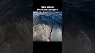 Semua pasti senang kalau strike mancing seperti ini